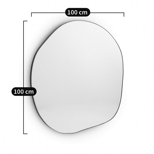Καθρέφτης με ακανόνιστο σχήμα 100x100 εκ, Ornica