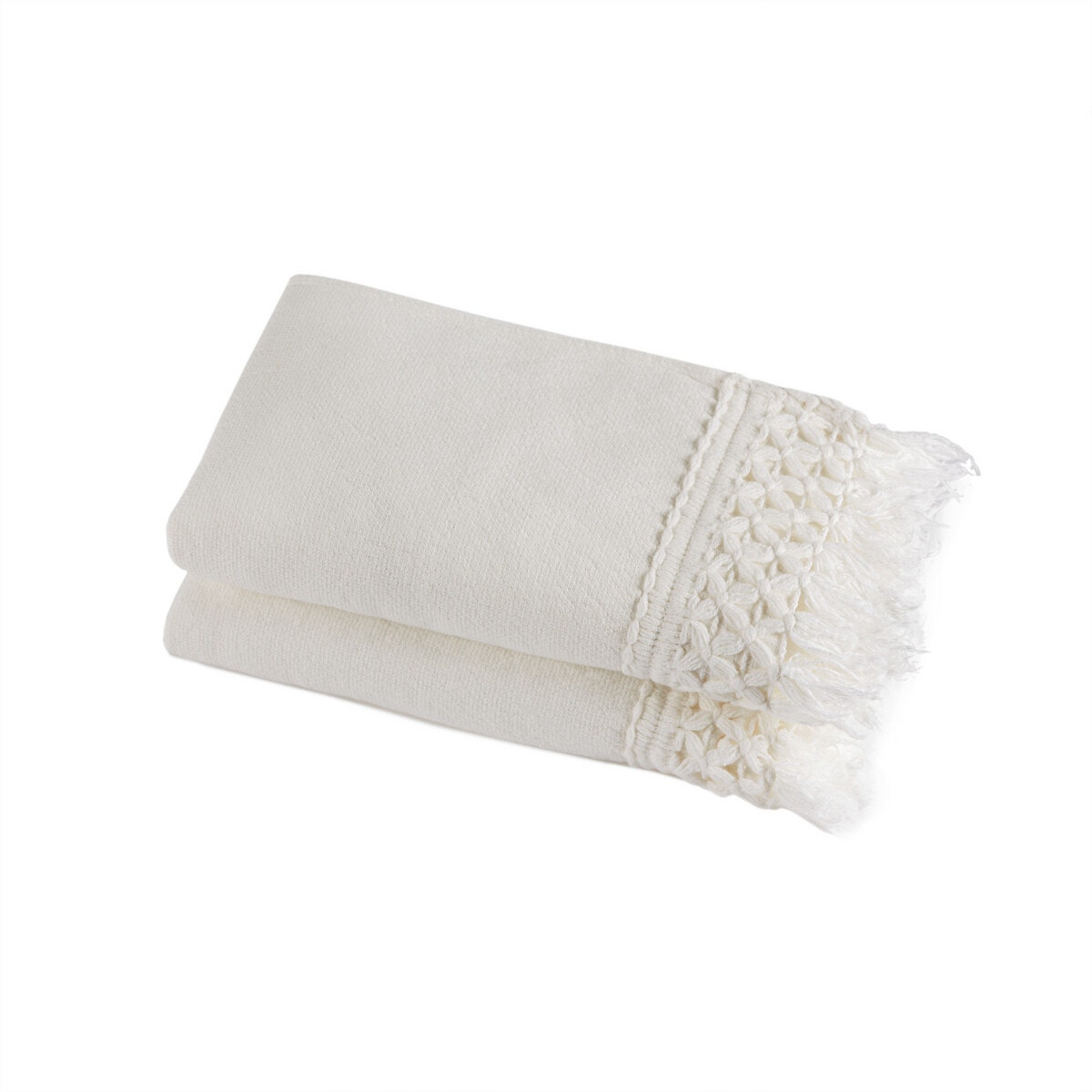 Σετ 2 πετσέτες χεριών από οργανικό βαμβάκι λινό, Kiramy