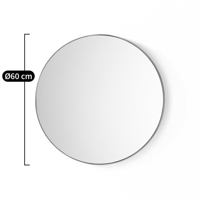 Στρογγυλός καθρέφτης από μπρούντζο Δ60 εκ., Iodus