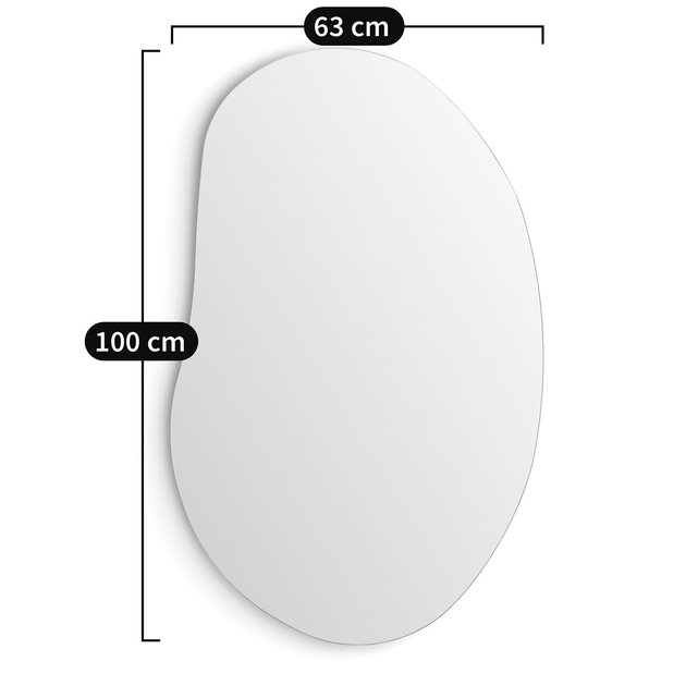 Καθρέφτης με ακανόνιστο σχήμα Υ100 εκ., Biface