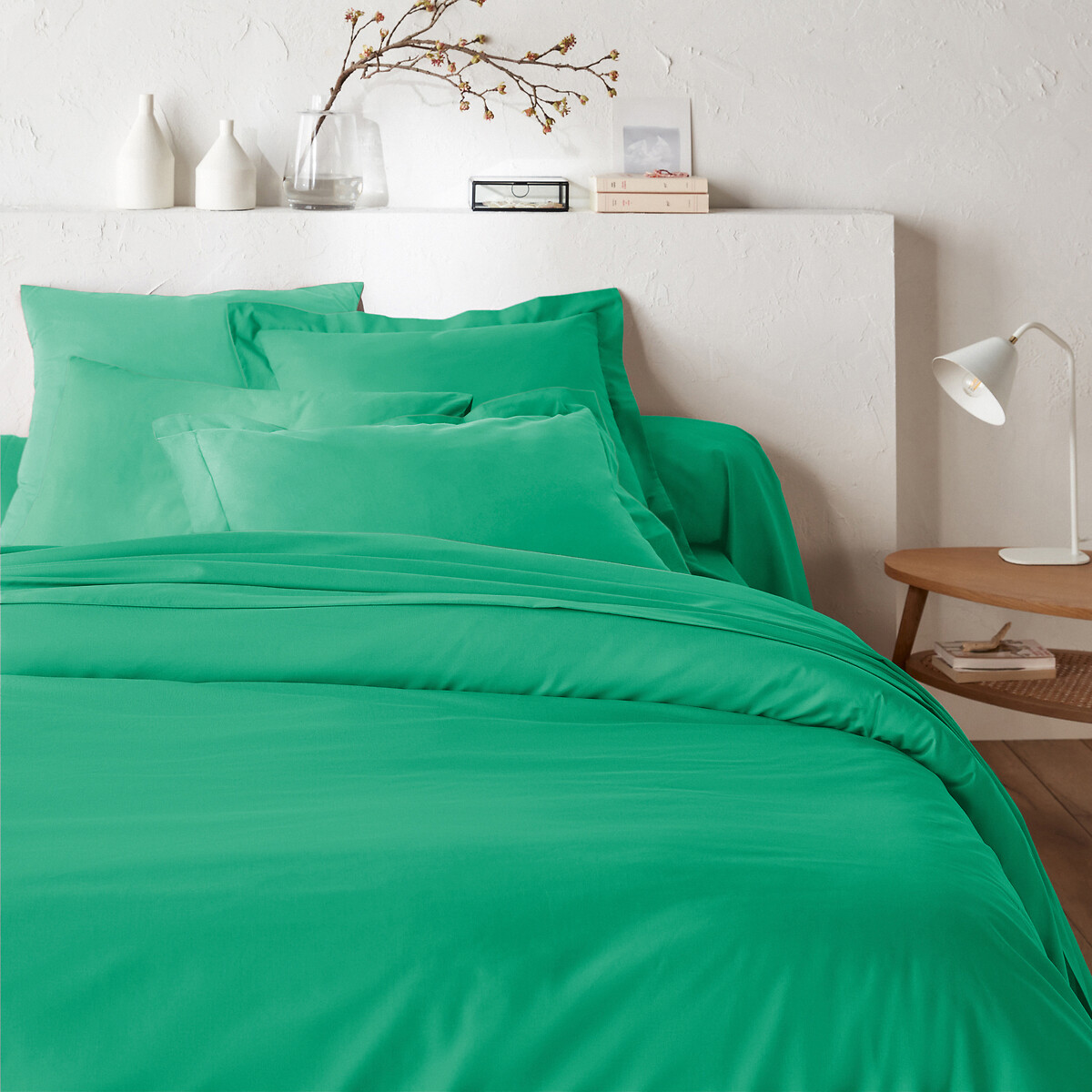 Βαμβακερή μονόχρωμη παπλωματοθήκη 140x200 cm