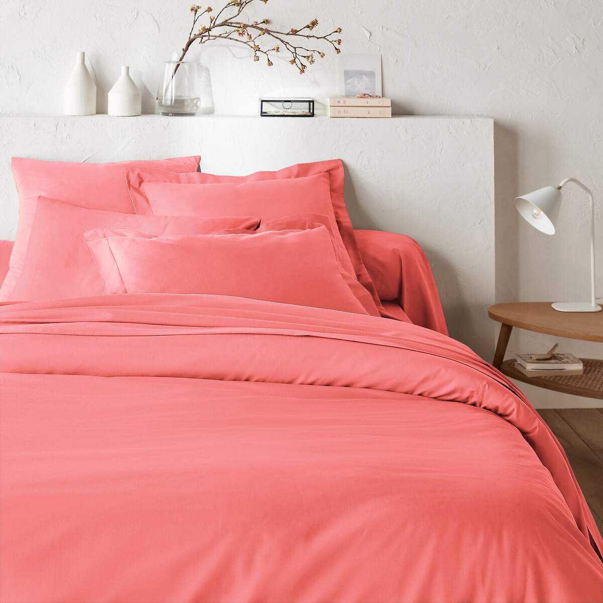 Βαμβακερή μονόχρωμη παπλωματοθήκη 140x200 cm