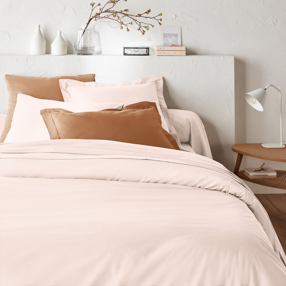 Βαμβακερή μονόχρωμη παπλωματοθήκη 140x200 cm