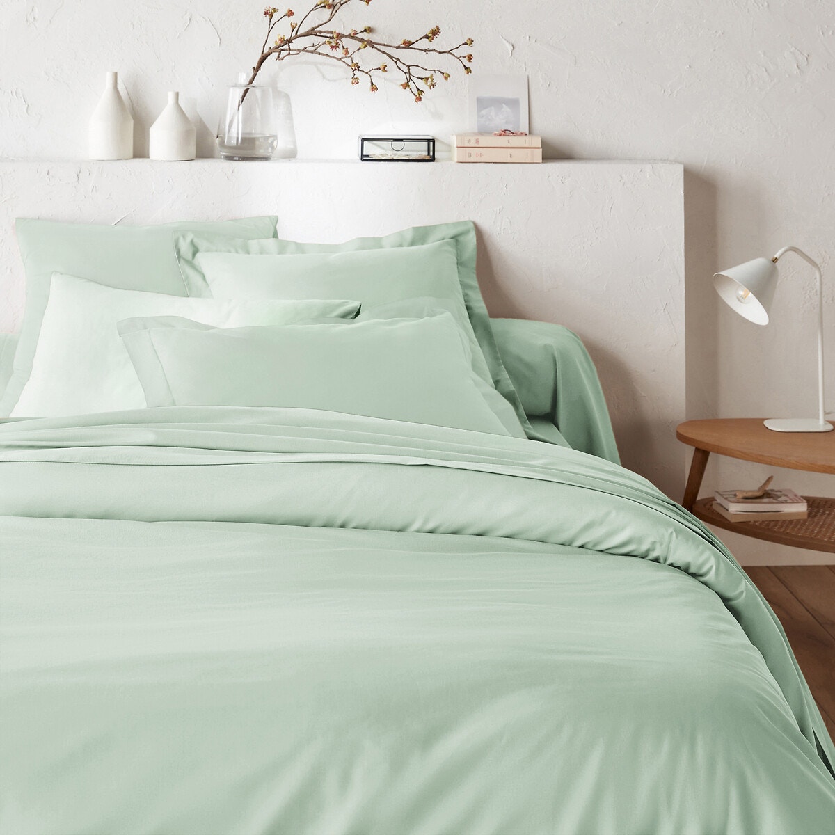 Βαμβακερή μονόχρωμη παπλωματοθήκη 140x200 cm