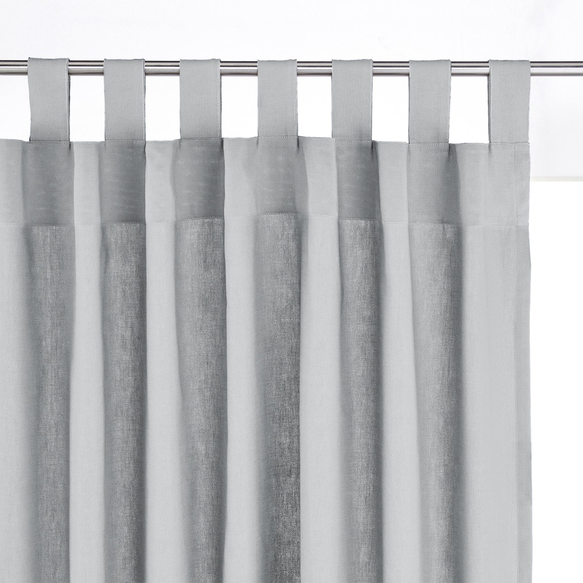 Βαμβακερή κουρτίνα με θηλιές 350x135 cm