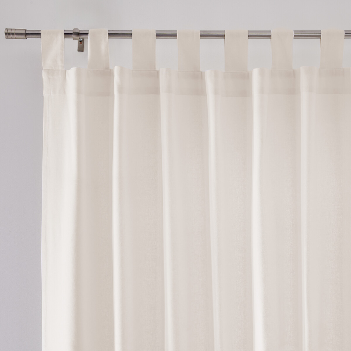 Βαμβακερή κουρτίνα με θηλιές 180x135 cm