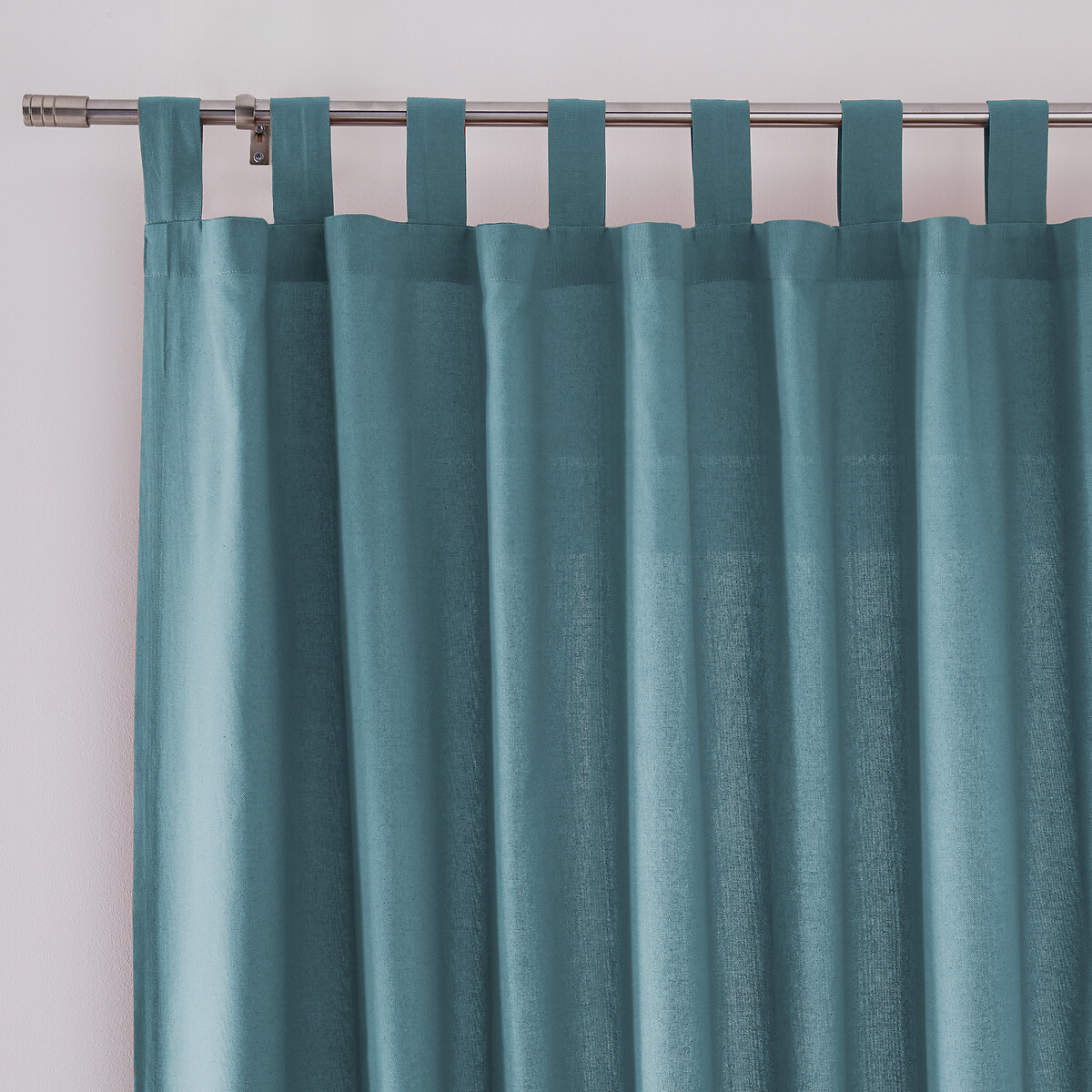 Βαμβακερή κουρτίνα με θηλιές 260x135 cm