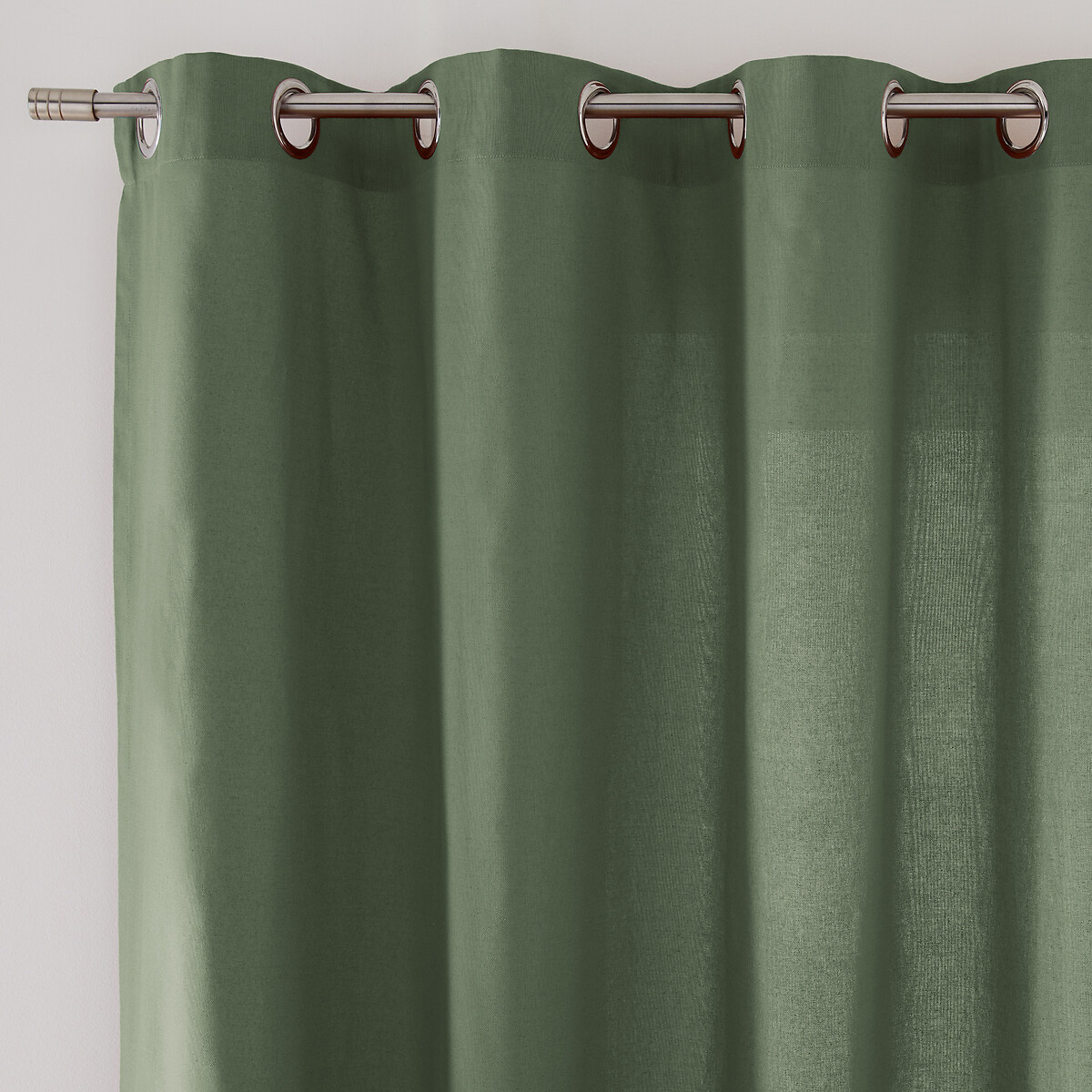 Βαμβακερή κουρτίνα με καψούλια 180x135 cm