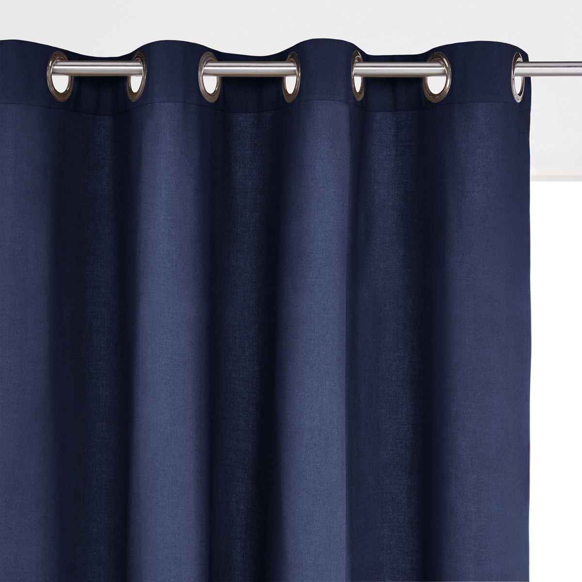 Βαμβακερή κουρτίνα με καψούλια 260x135 cm