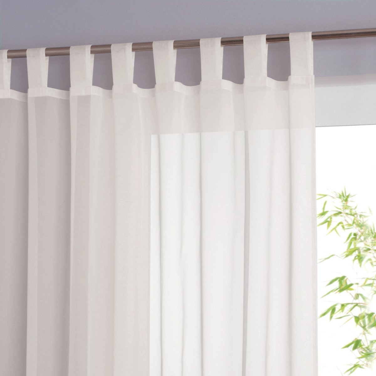 Κουρτίνα με θηλιές 180x140 cm