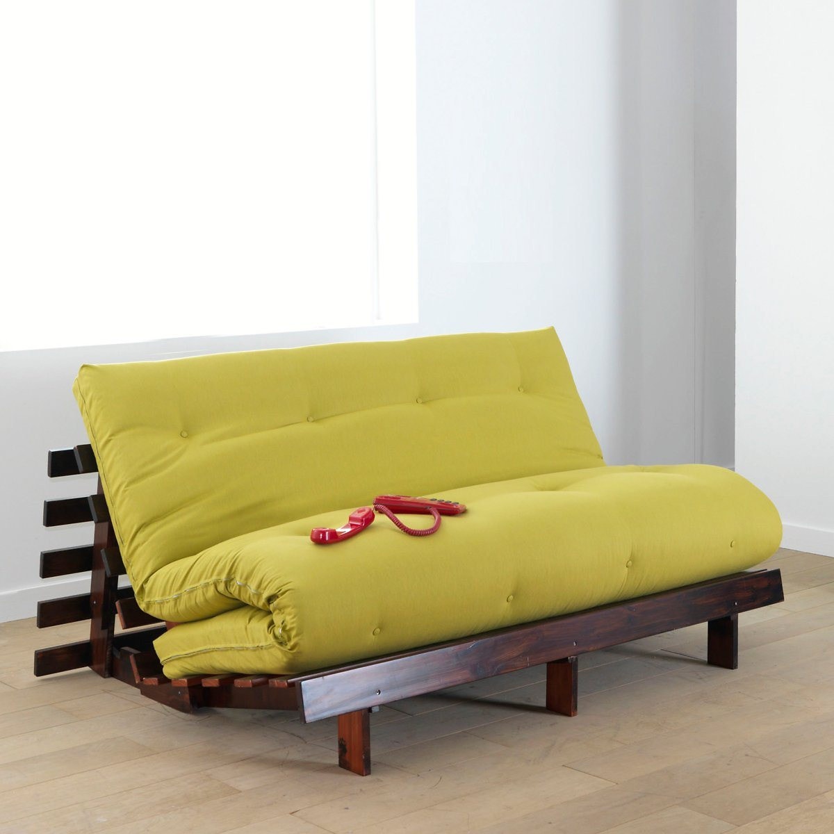 Καναπές-κρεβάτι futon από μασίφ ξύλο, Khyo