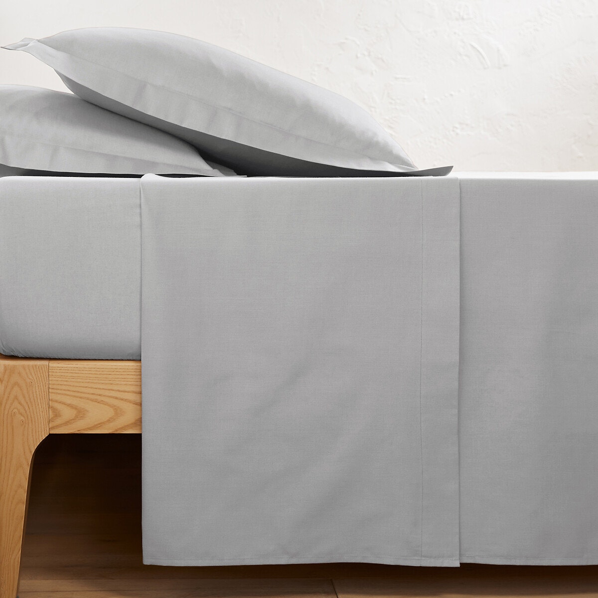 Μονόχρωμο σεντόνι από σύμμικτο βαμβακερό ύφασμα 150x250 cm