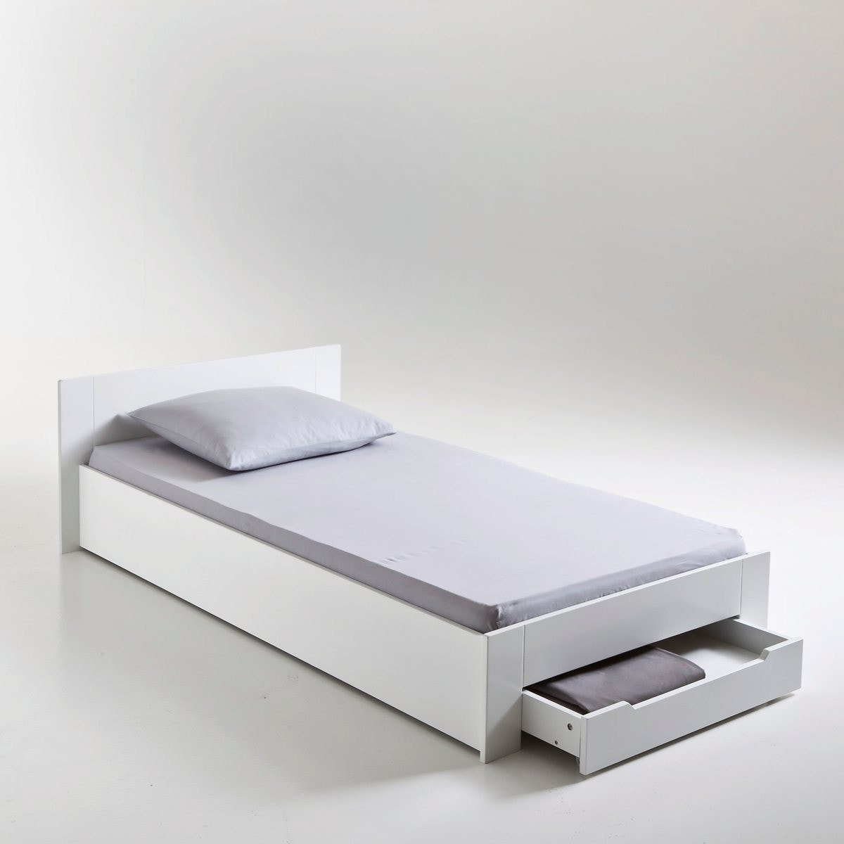 Μονό κρεβάτι με σανίδες και αποθηκευτικό χώρο, ASPEN