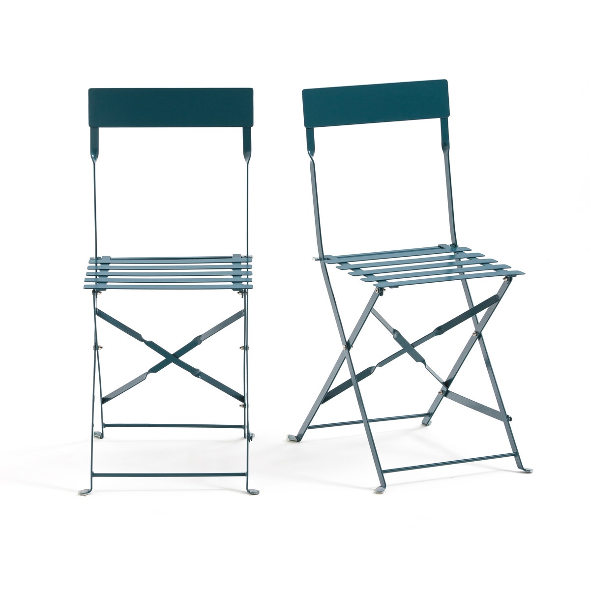 Μεταλλική σπαστή καρέκλα OZEVAN (σετ των 2)