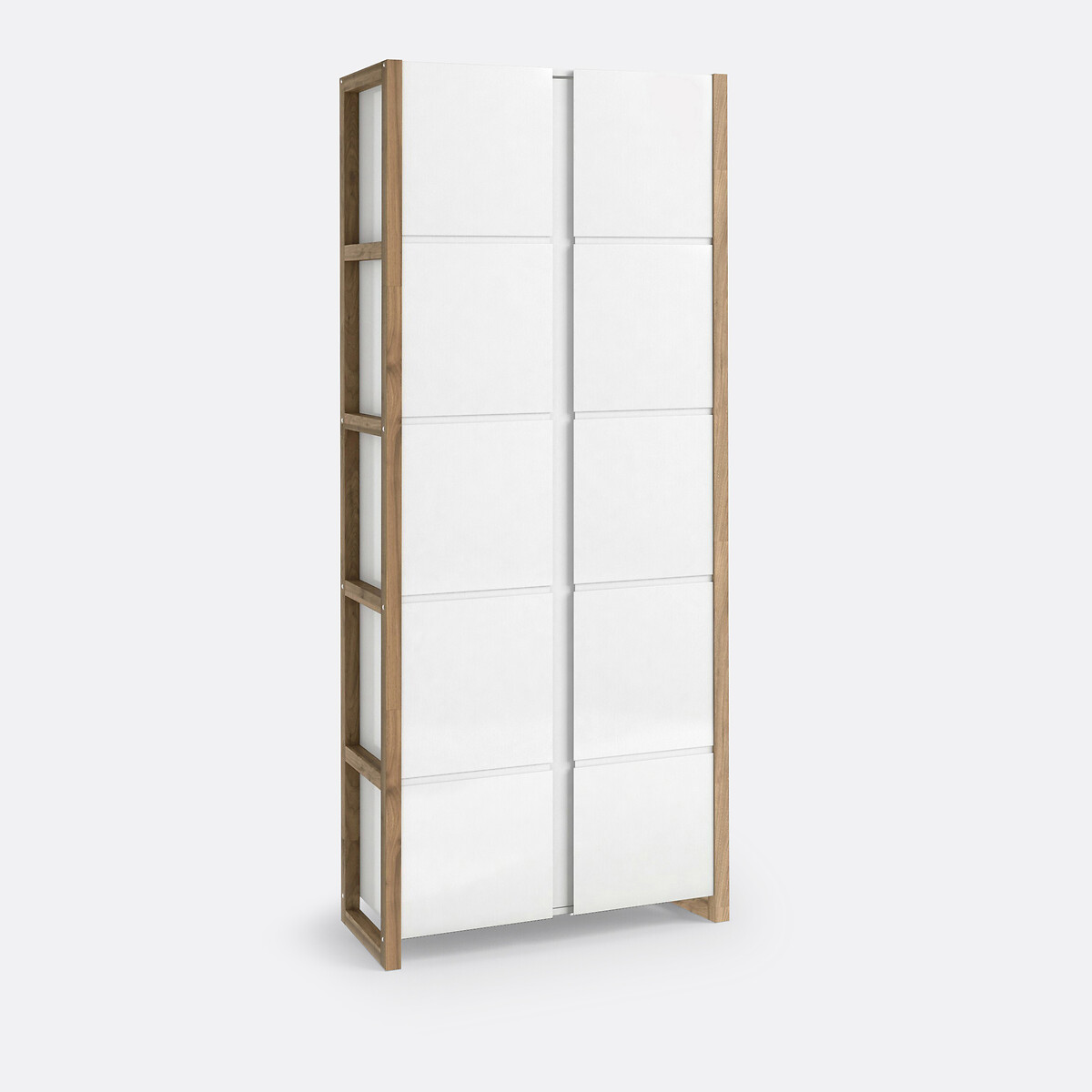 La Redoute Interieurs Δρύινη αποθηκευτική ντουλάπα COMPO Π80xΥ190cm