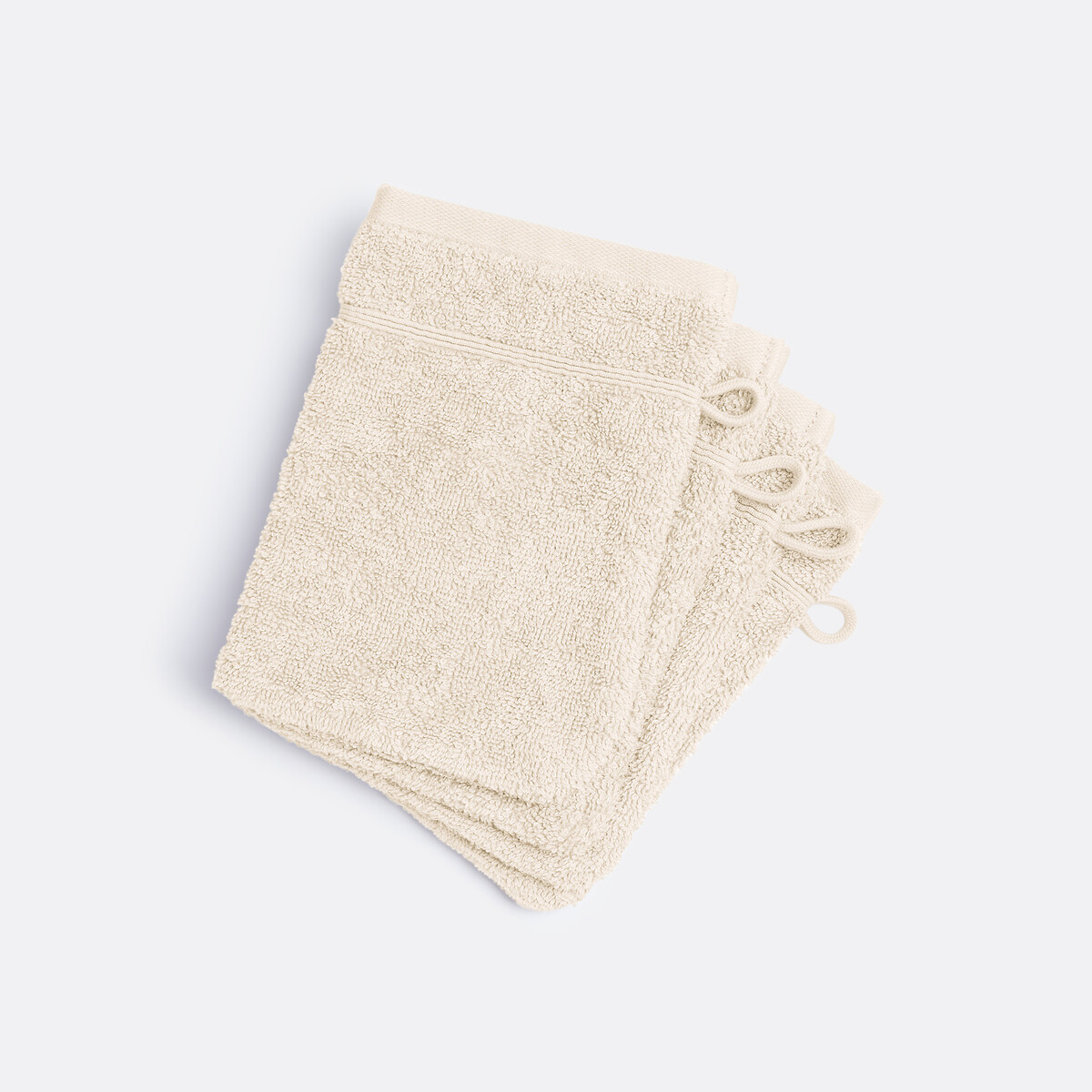 La Redoute Interieurs Γάντια μπάνιου (σετ των 4) 600 γρ. τ.μ. 15x21 cm