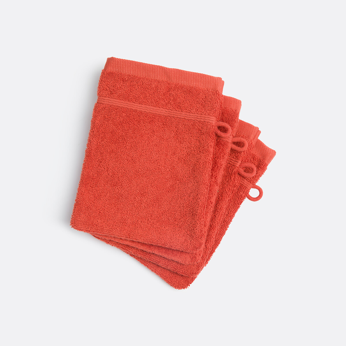 La Redoute Interieurs Γάντια μπάνιου (σετ των 4) 600 γρ. τ.μ. 15x21 cm