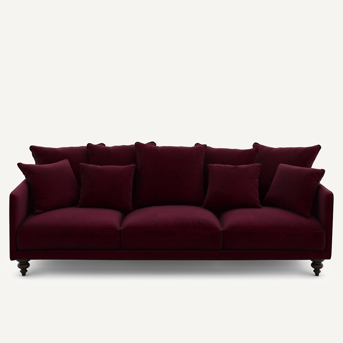 Καναπές από βελούδο Μ105xΠ198xΥ93cm