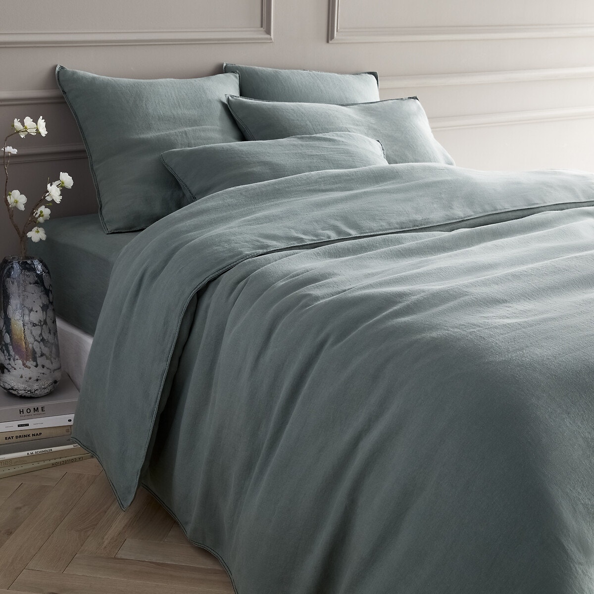 AM.PM Παπλωματοθήκη από προπλυμένη κάνναβη 140x200 cm