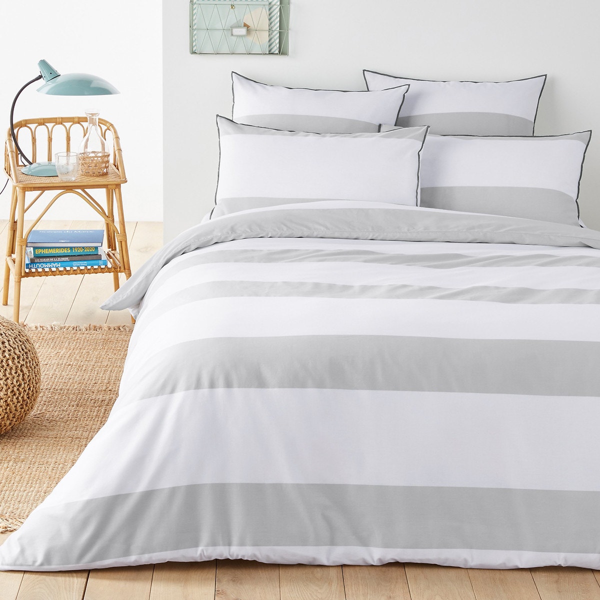 Εμπριμέ παπλωματοθήκη 140x200 cm