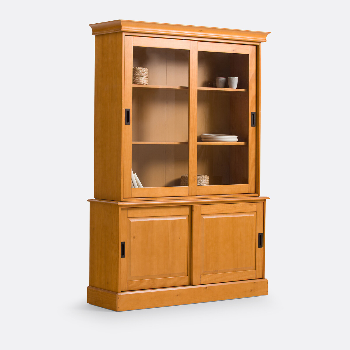 La Redoute Interieurs Μπουφές - Βιτρίνα AUTHENTIC STYLE από μασίφ πεύκο Π130xΥ191cm