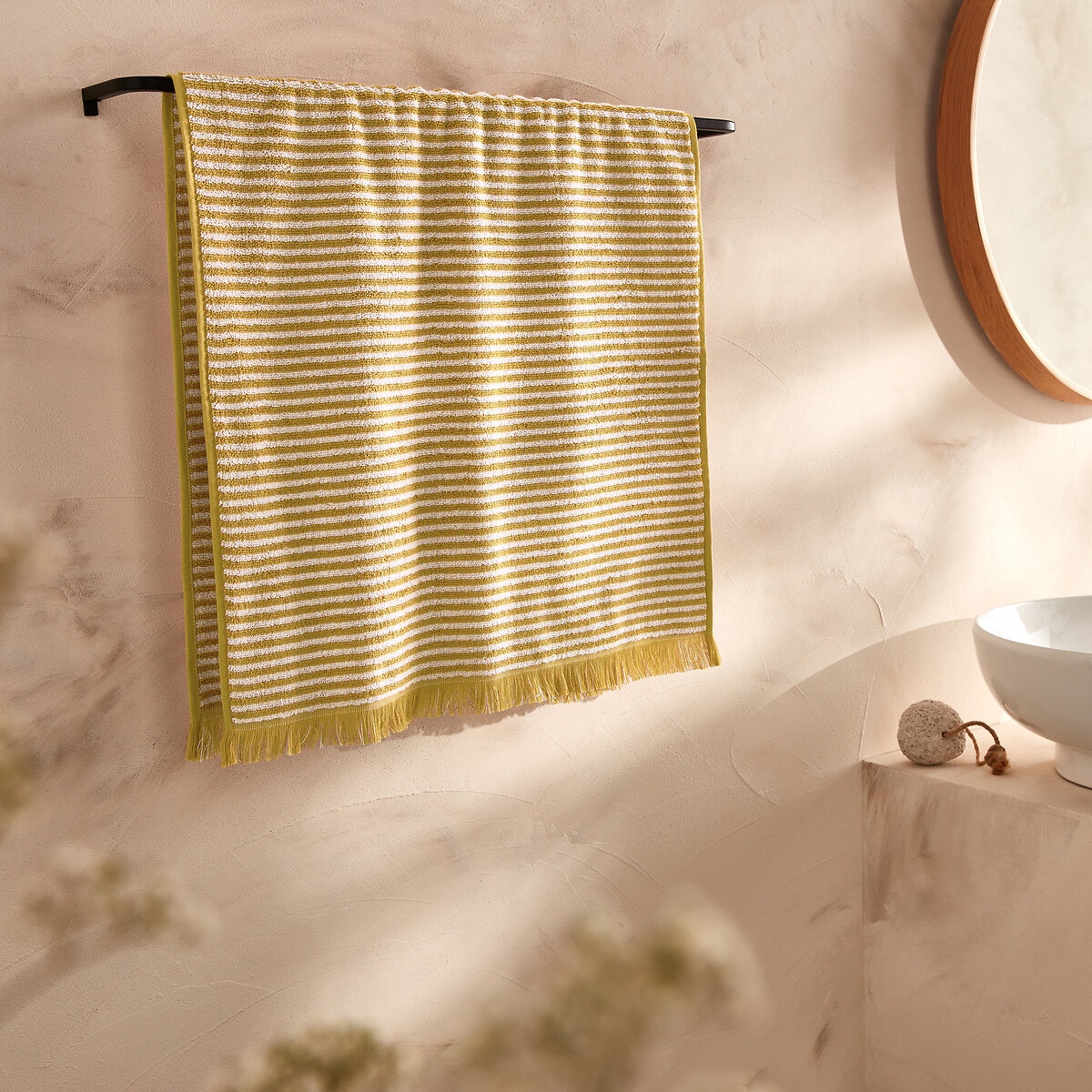 La Redoute for Business > Λευκά είδη > Μπάνιο > Πετσέτες προσώπου Ριγέ πετσέτα προσώπου 50x100 cm