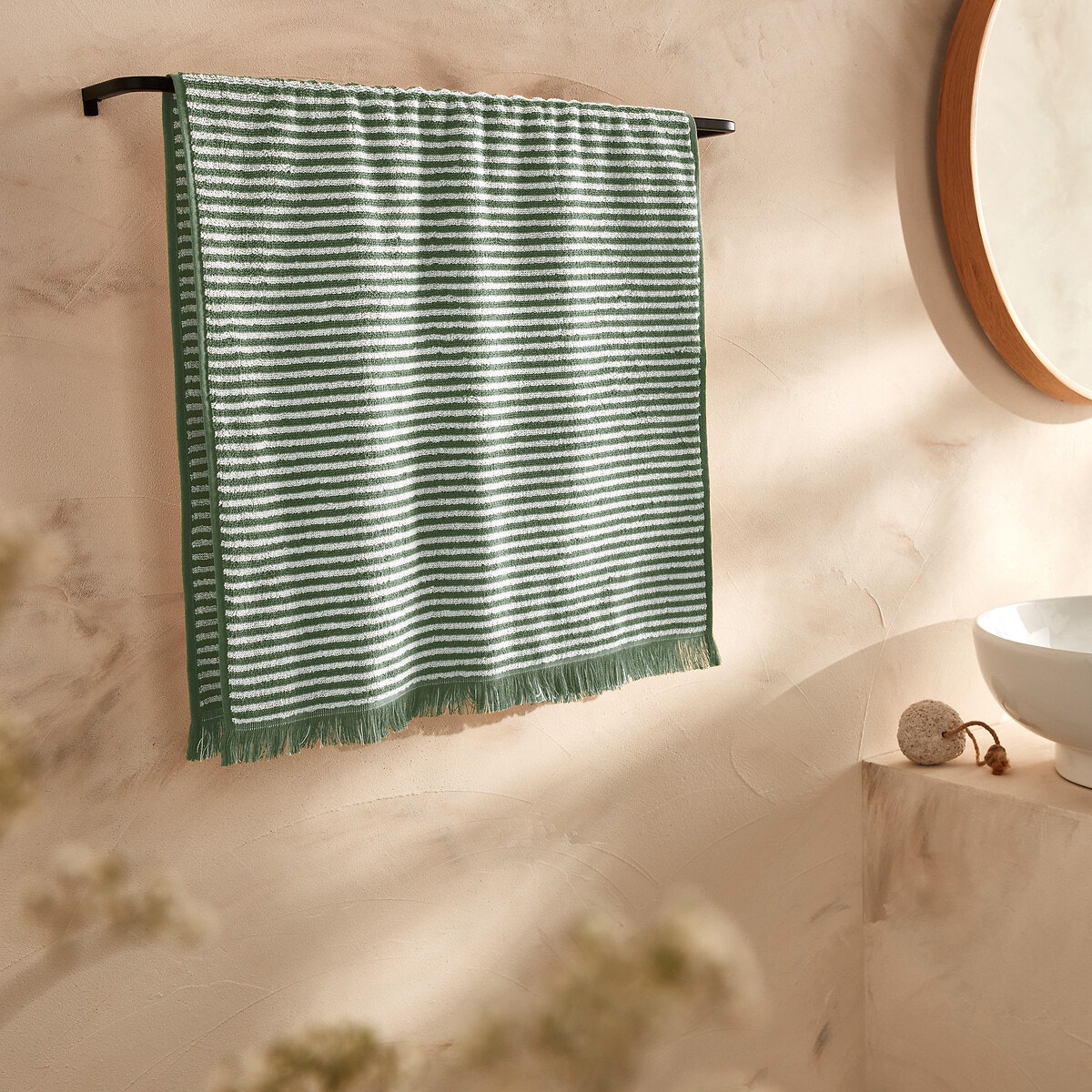 Σπίτι > Λευκά είδη > Μπάνιο > Πετσέτες προσώπου Ριγέ πετσέτα προσώπου 50x100 cm