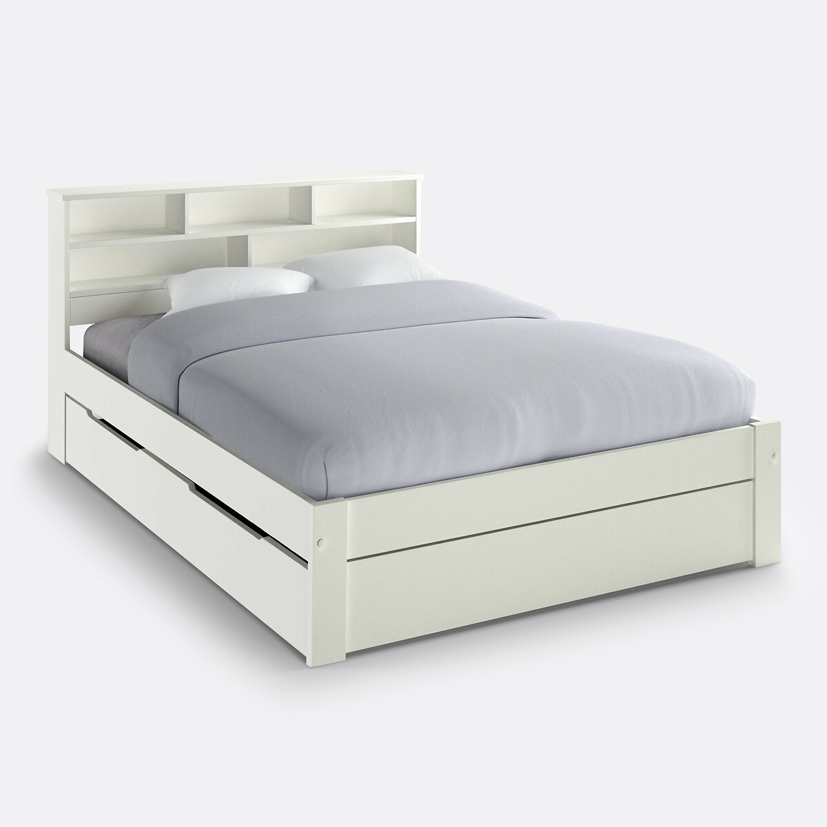La Redoute Interieurs Κρεβάτι με ράφια Μ221xΠ166cm