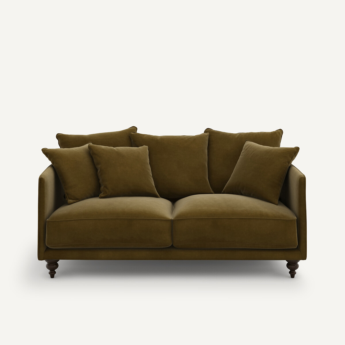 Καναπές από βελούδο Μ105xΠ178xΥ93cm