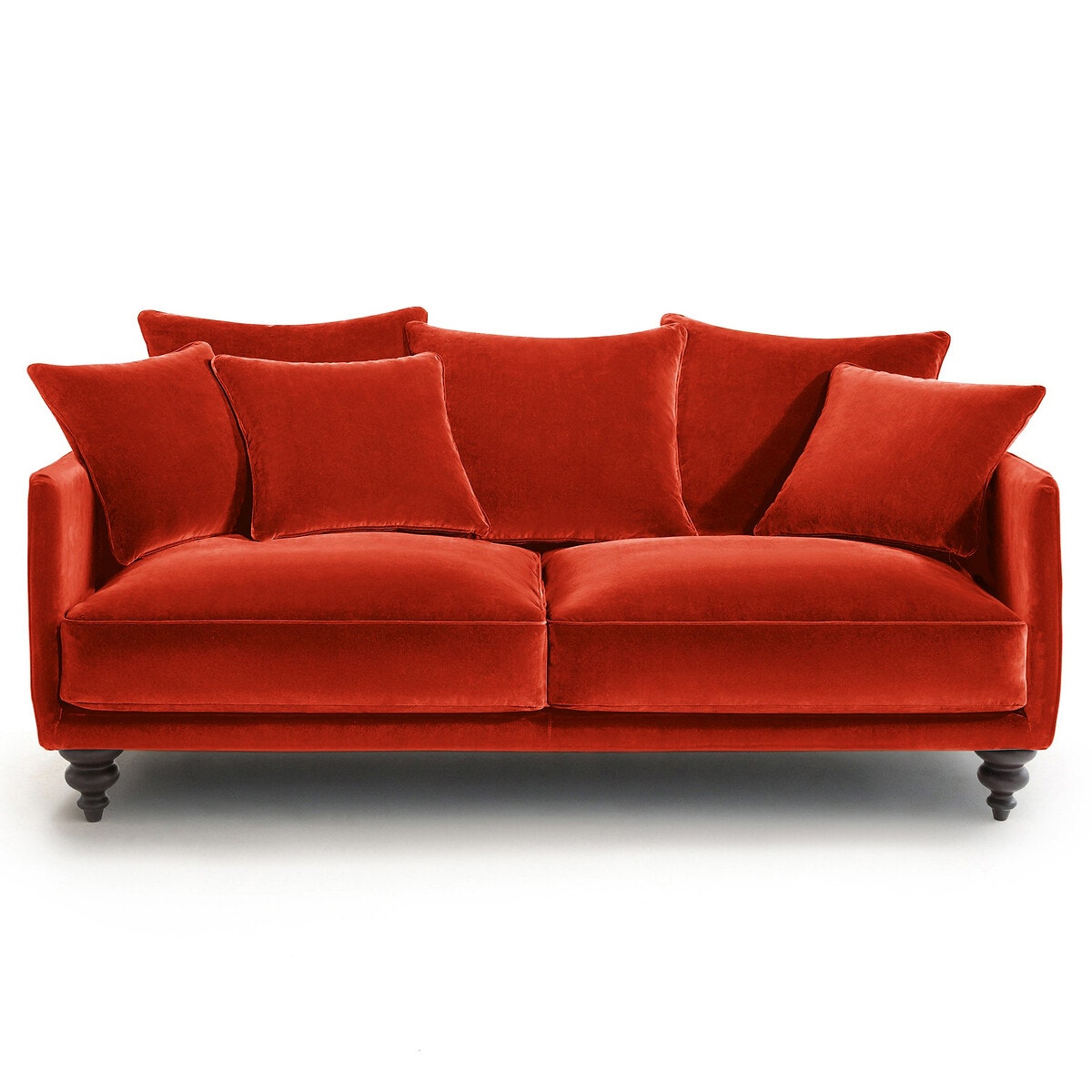 Καναπές από βελούδο Μ105xΠ178xΥ93cm