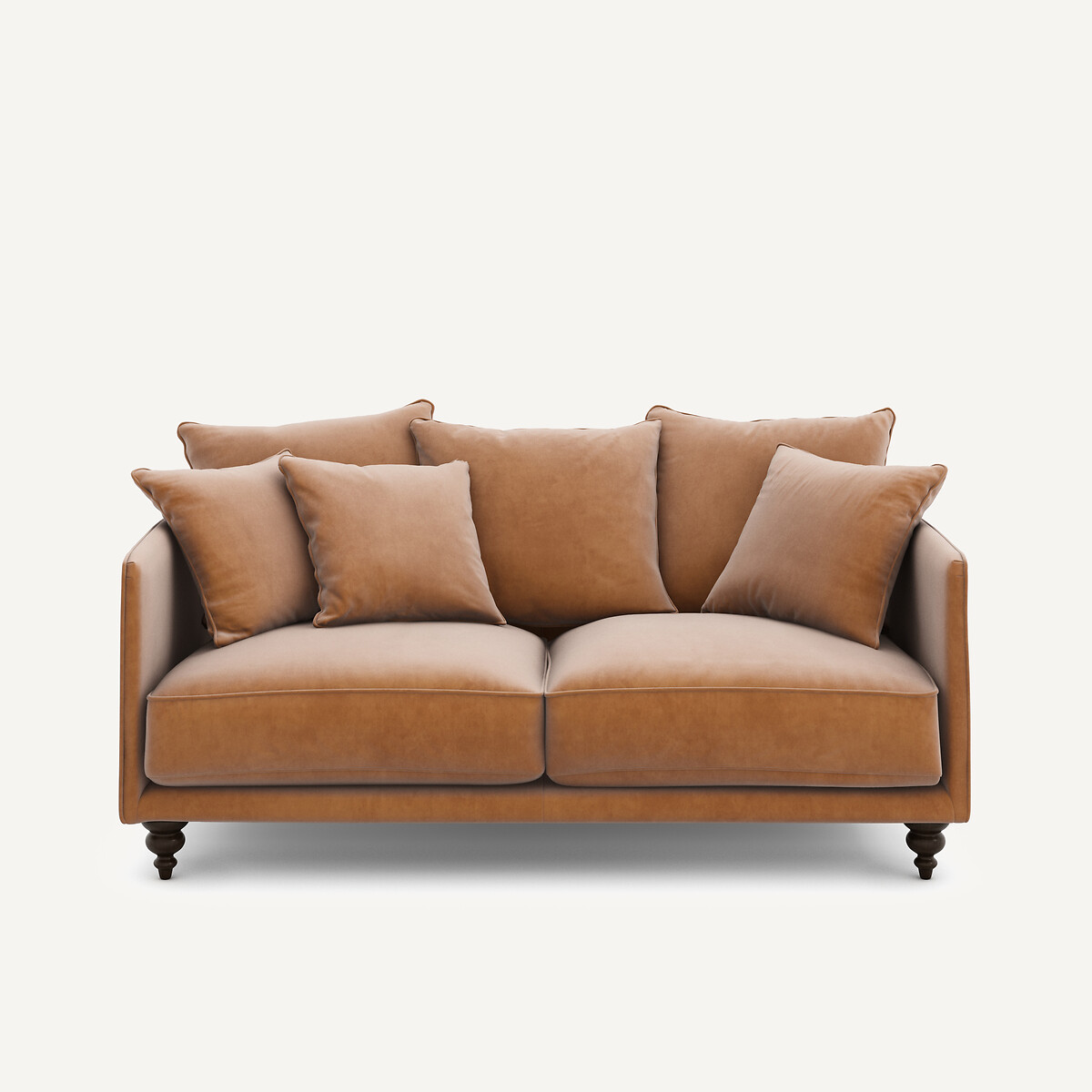 Καναπές από βελούδο Μ105xΠ178xΥ93cm