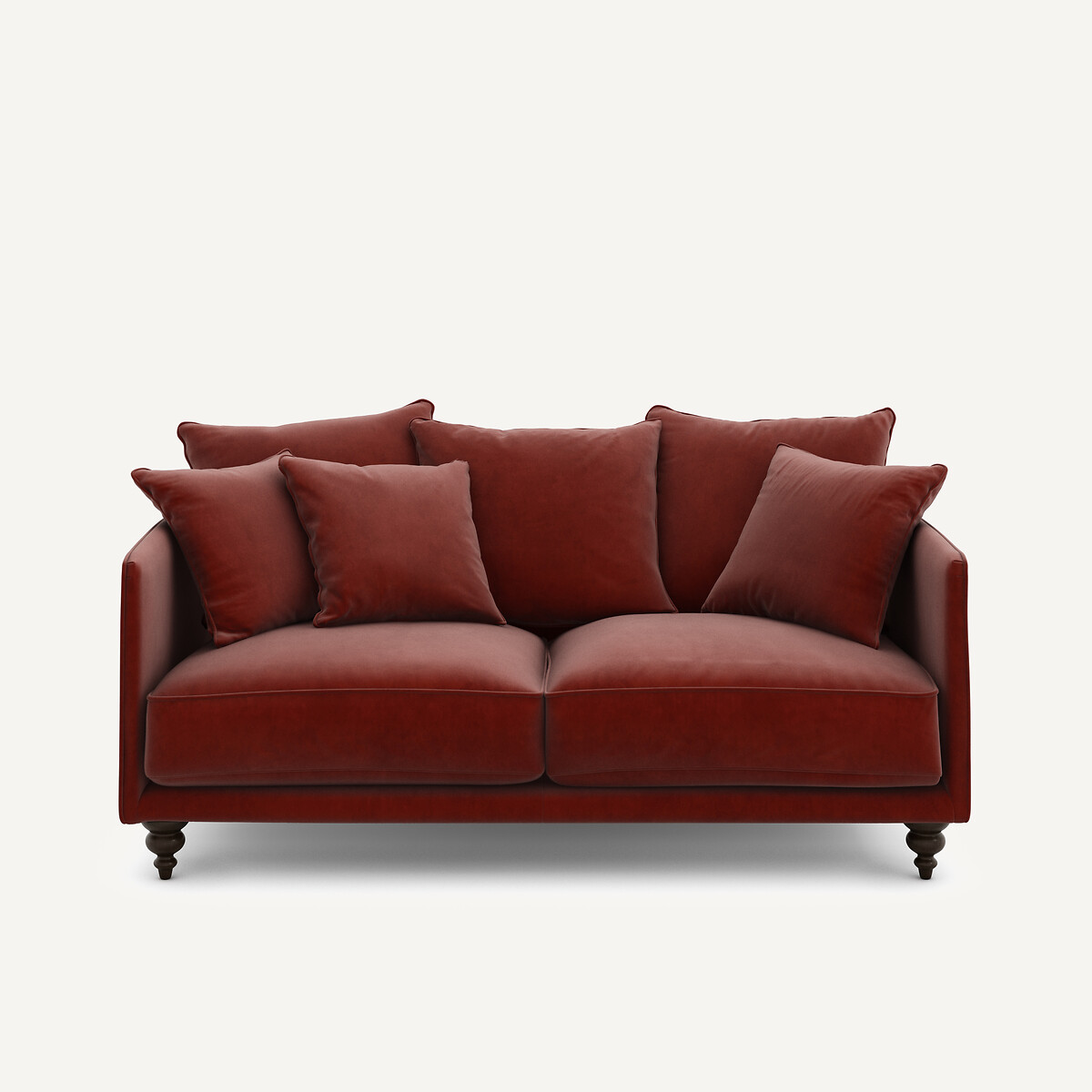 Καναπές από βελούδο Μ105xΠ178xΥ93cm