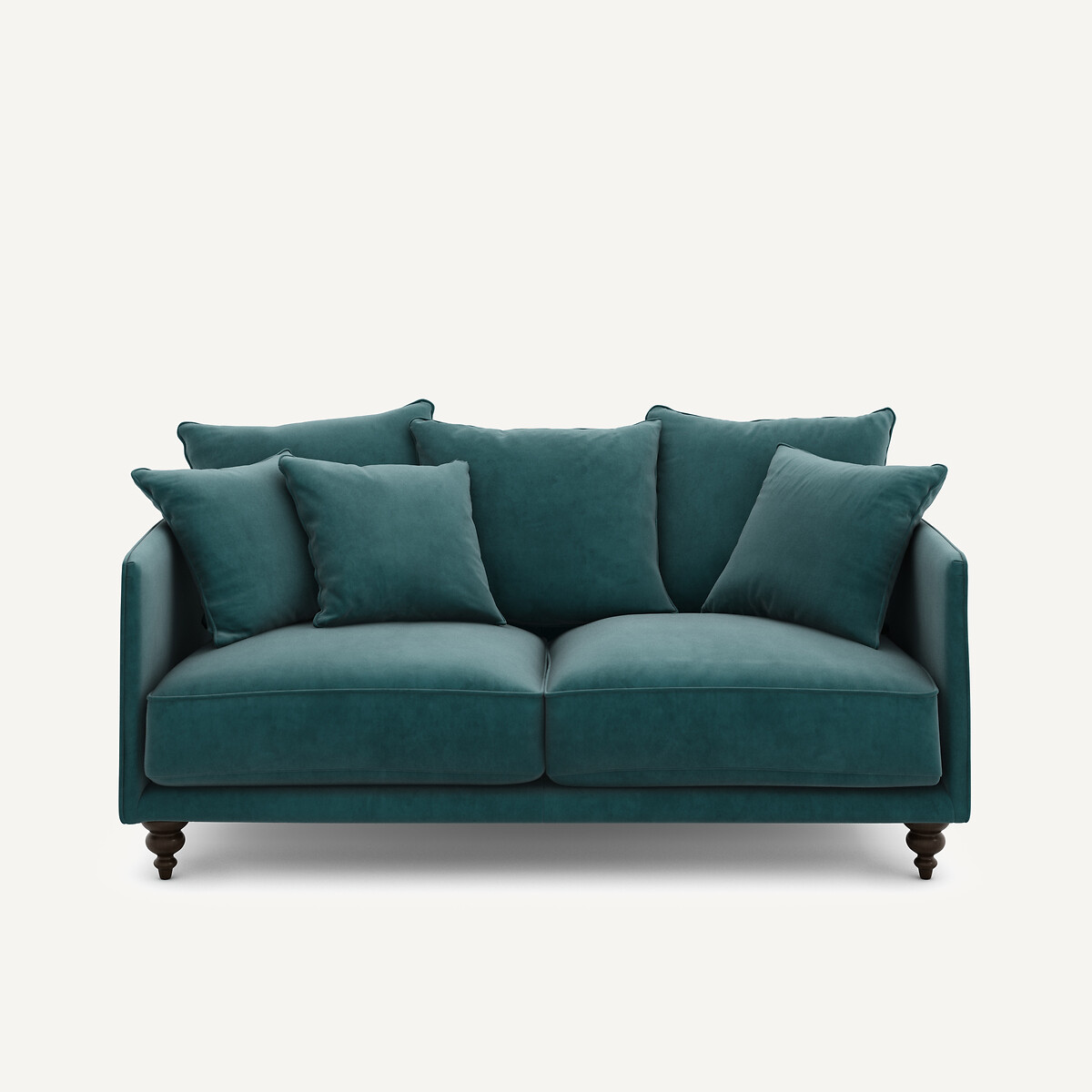 Καναπές από βελούδο Μ105xΠ178xΥ93cm