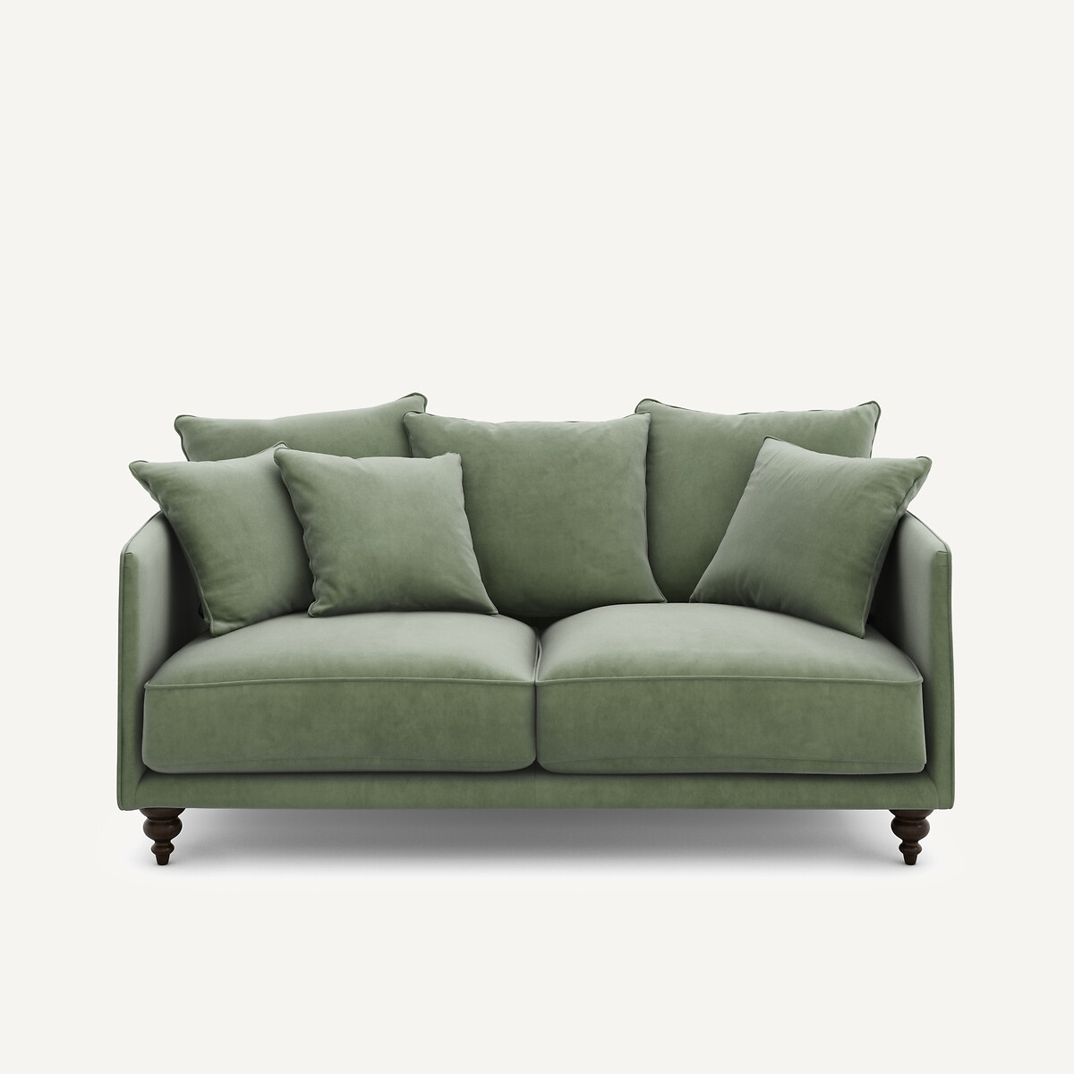 Καναπές από βελούδο Μ105xΠ178xΥ93cm