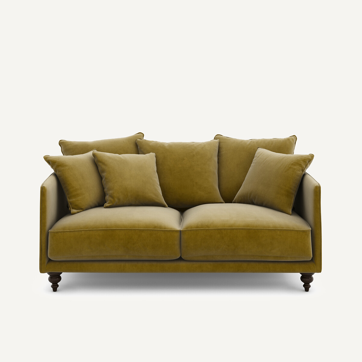 Καναπές από βελούδο Μ105xΠ178xΥ93cm