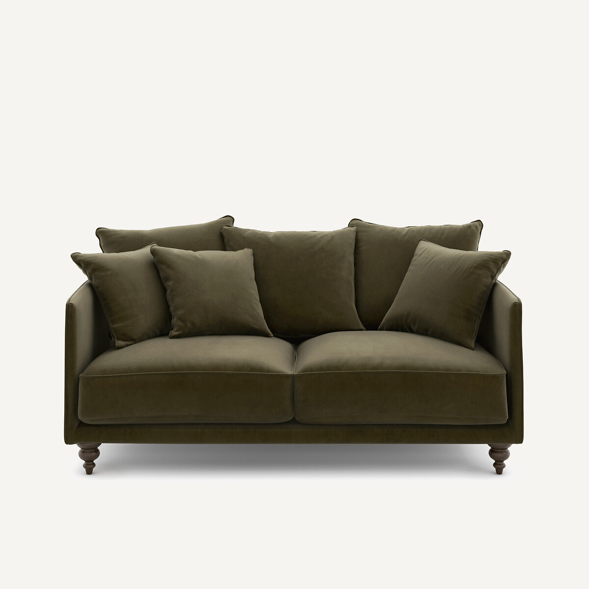 Καναπές από βελούδο Μ105xΠ178xΥ93cm