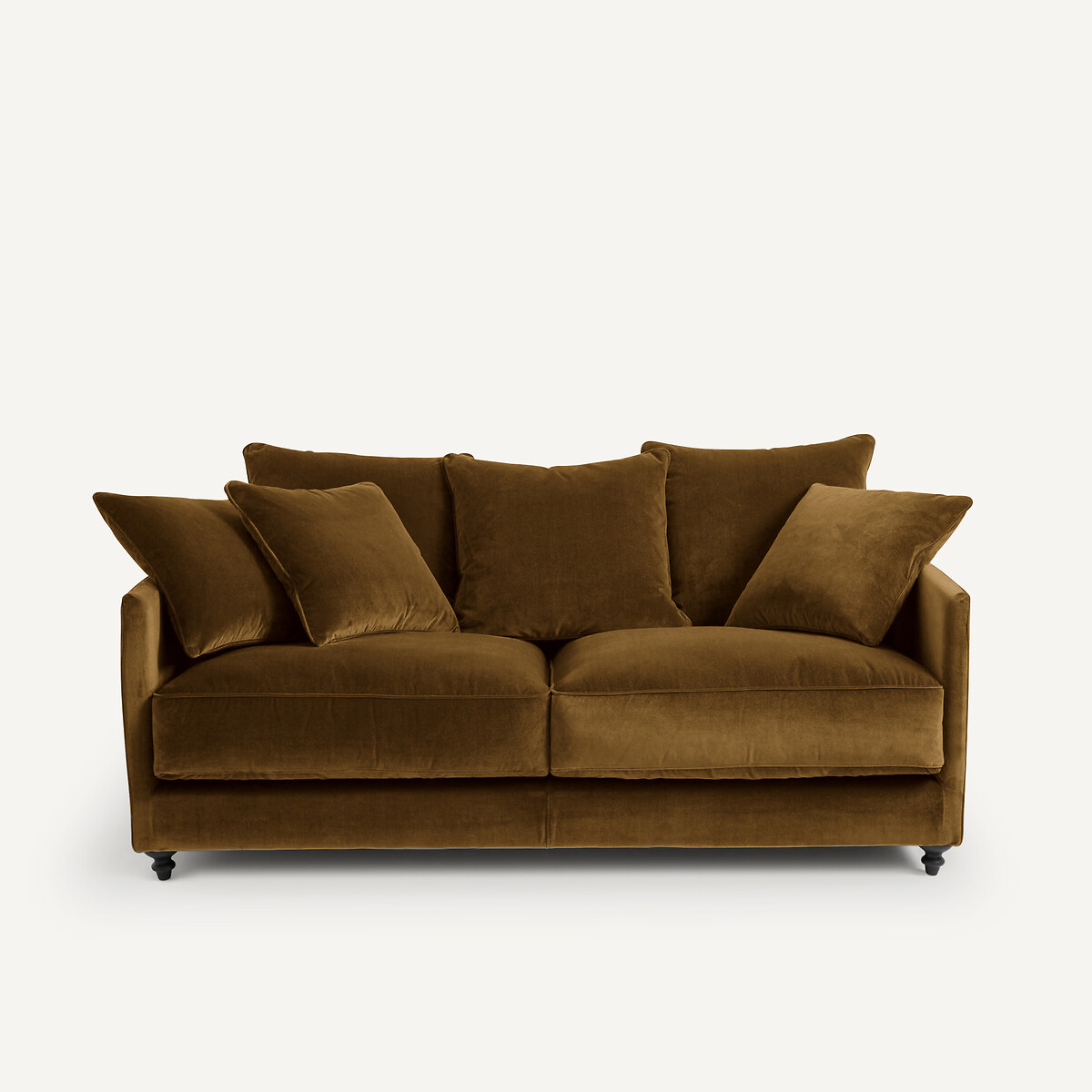 Πτυσσόμενος καναπές-κρεβάτι από βελούδο Μ105xΠ184xΥ93cm