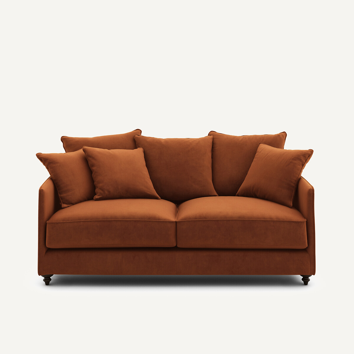 Πτυσσόμενος καναπές-κρεβάτι από βελούδο Μ105xΠ184xΥ93cm