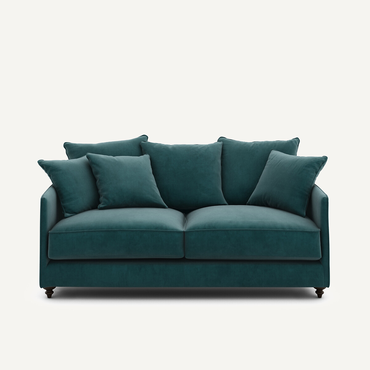 Πτυσσόμενος καναπές-κρεβάτι από βελούδο Μ105xΠ184xΥ93cm