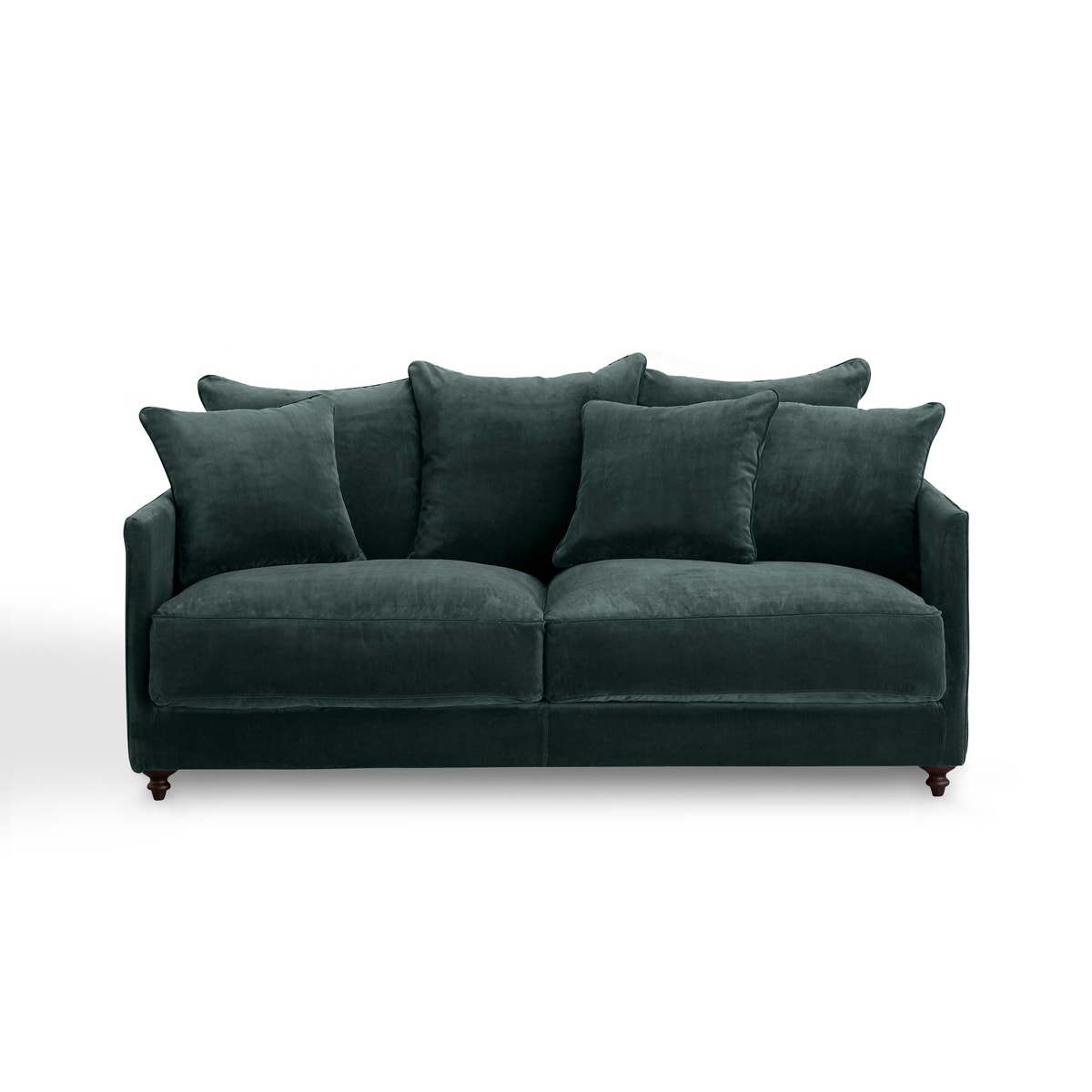 Πτυσσόμενος καναπές-κρεβάτι από βελούδο Μ105xΠ184xΥ93cm