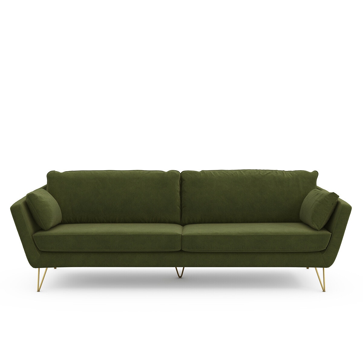 Καναπές από βελούδο 3 Μ87xΠ199xΥ86cm