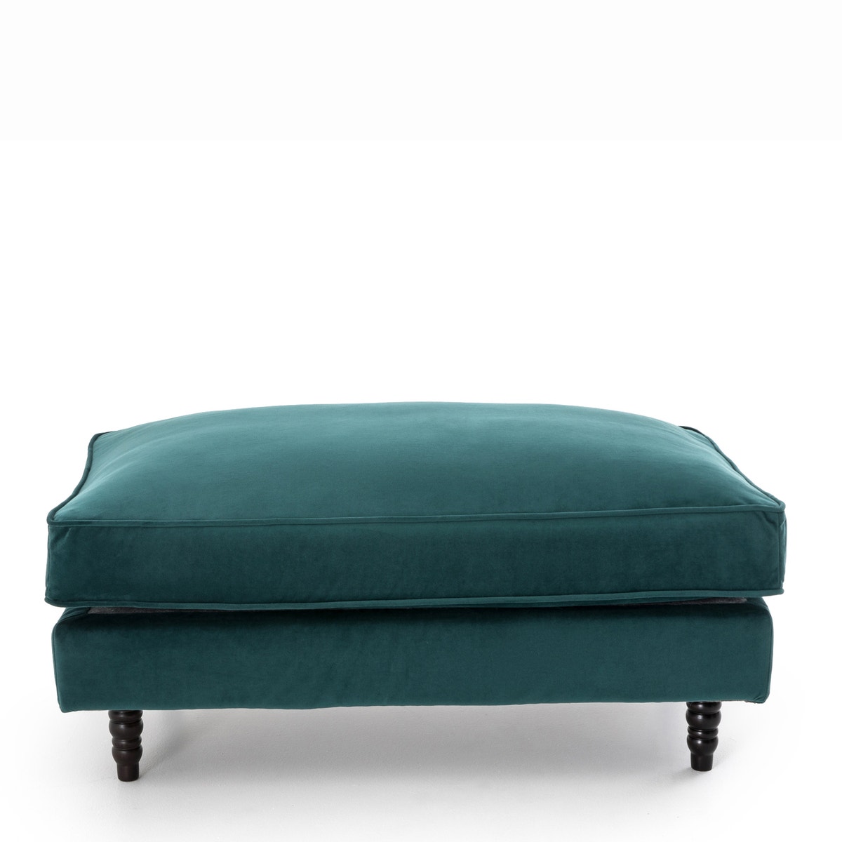 SO'HOME Βελούδινο ταμπουρέ από πολυέστερ βαμβάκι