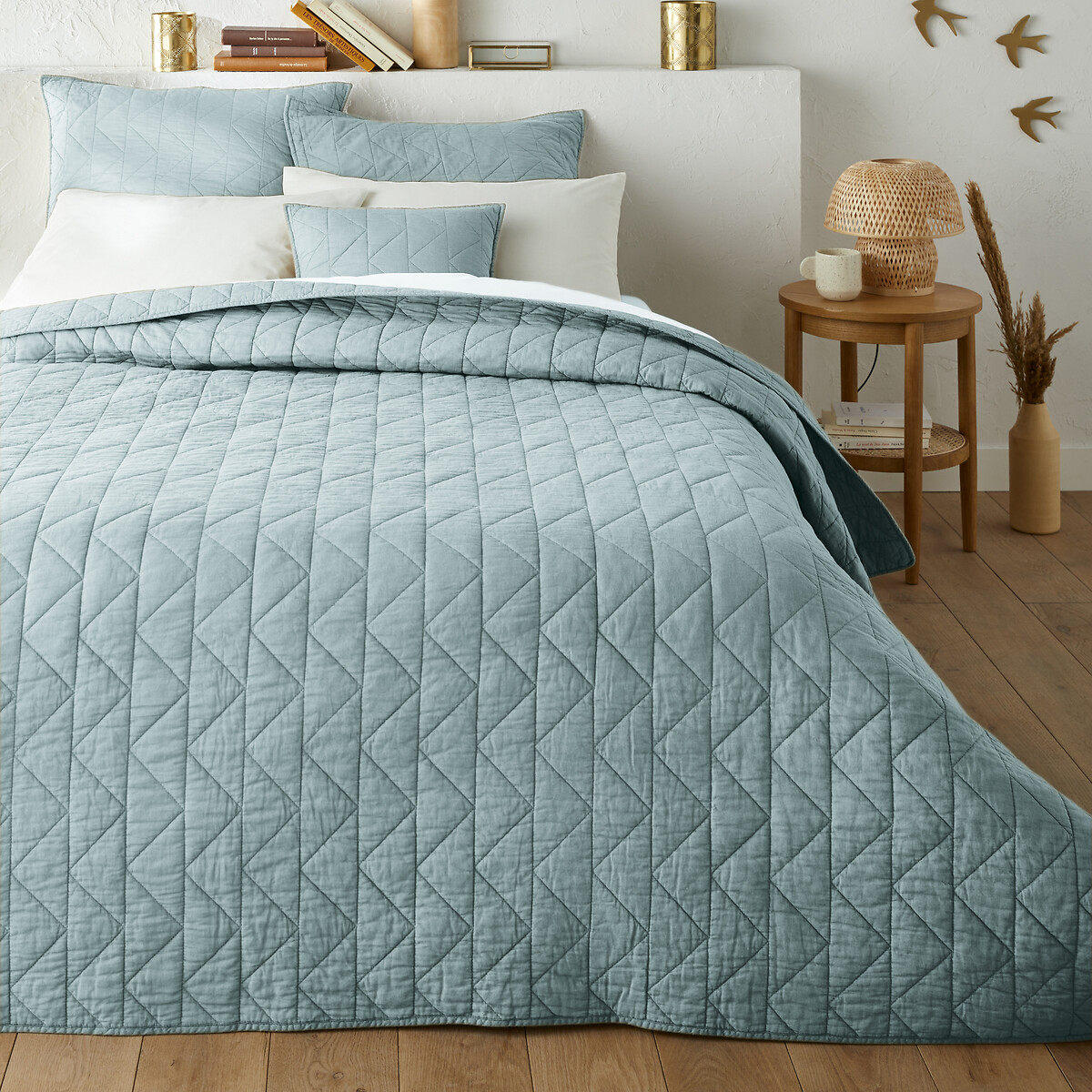 La Redoute Interieurs Καπιτονέ κουβερλί ZIG ZAG από 100% βαμβάκι 140x200 cm