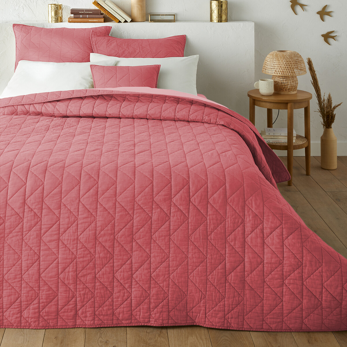 La Redoute Interieurs Καπιτονέ κουβερλί ZIG ZAG από 100% βαμβάκι 140x200 cm