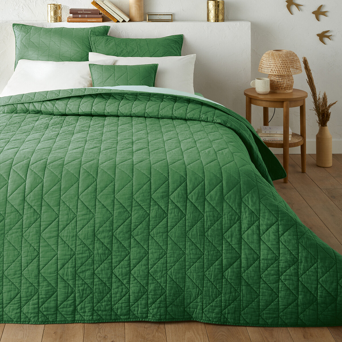 Καπιτονέ κουβερλί ZIG ZAG από 100% βαμβάκι 150x150 cm