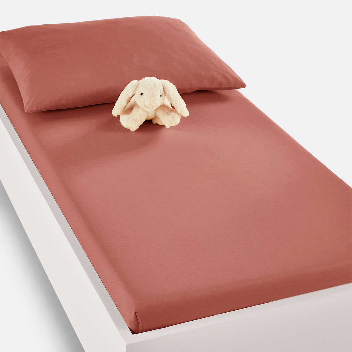 La Redoute Interieurs Βρεφικό σεντόνι με λάστιχο ύψους 17 εκ. από οργανικό βαμβάκι 40x80 cm