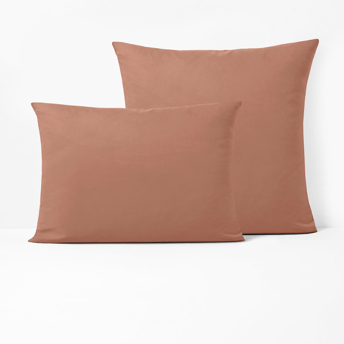 Μονόχρωμη βαμβακερή μαξιλαροθήκη χωρίς βολάν 50x70 cm