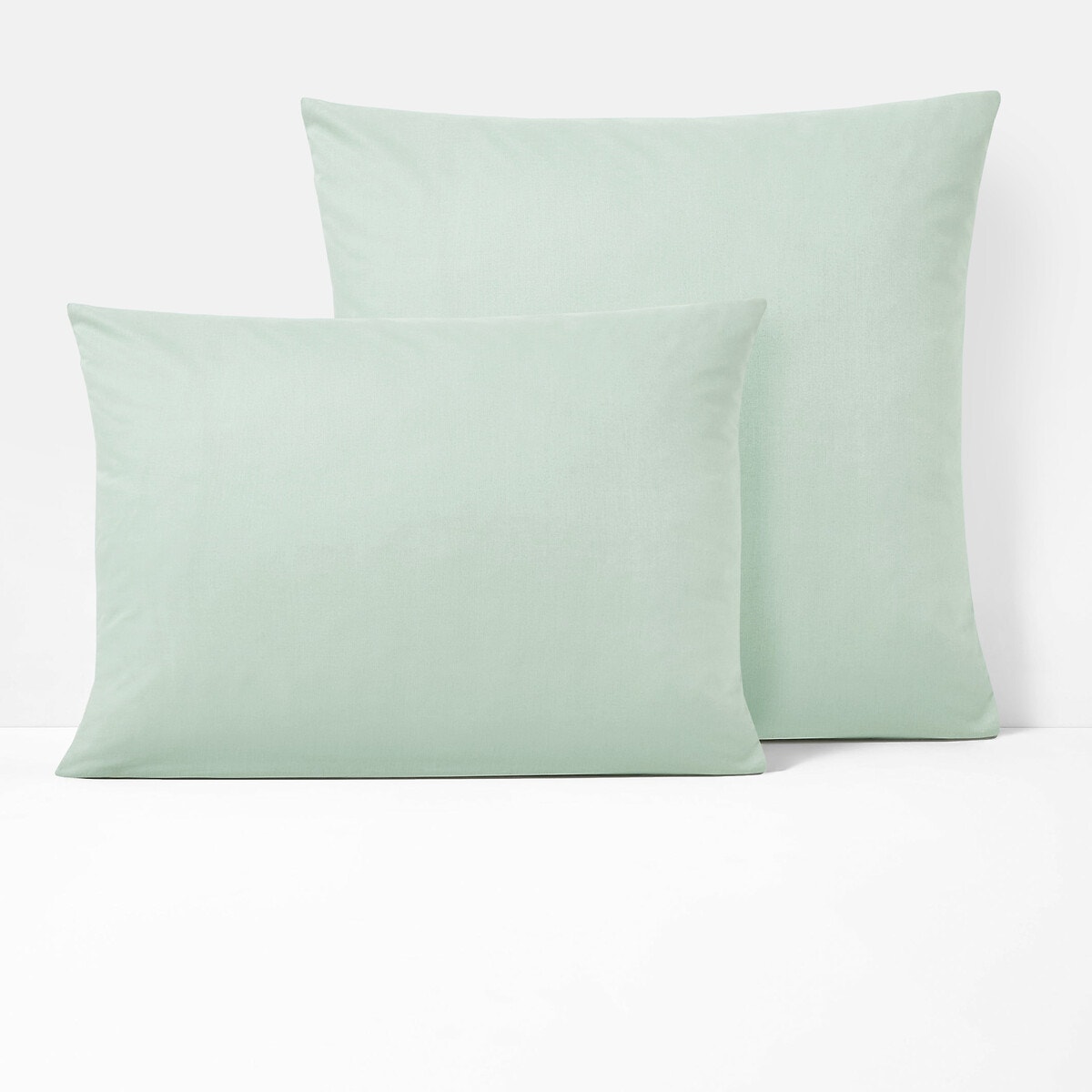 Μονόχρωμη βαμβακερή μαξιλαροθήκη χωρίς βολάν 50x70 cm