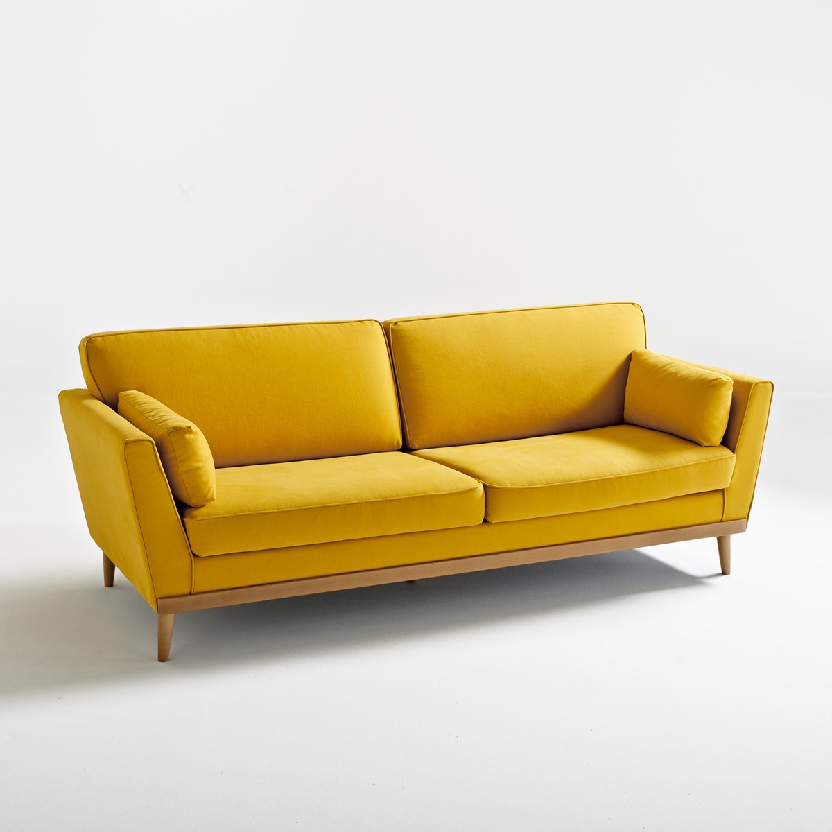 Καναπές 3 και 4 θέσεων από βαμβάκι λινό Μ91xΠ200xΥ85cm