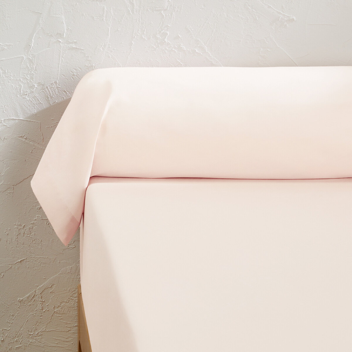 Βαμβακερή μονόχρωμη θήκη καραμέλα 85x185 cm